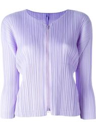 pleated zip jacket Pleats Please By Issey Miyake