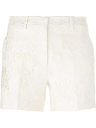contrast floral applique shorts Ermanno Scervino