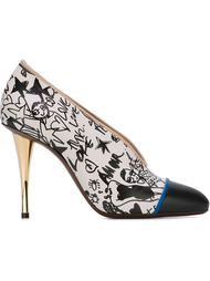 туфли с принтом рисунков Lanvin