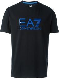 футболка с принтом логотипа   Emporio Armani