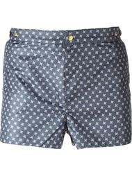 micro print swim shorts Eleventy