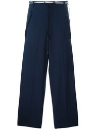 pleated drawstring tapered trousers Tim Coppens