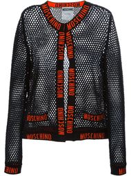 сетчатый кардиган Moschino