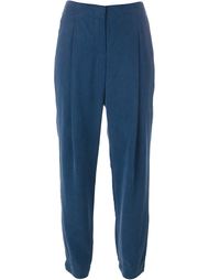 pleated cropped tapered trousers Akris