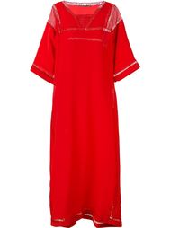 платье с кружевными вставками  Ermanno Scervino