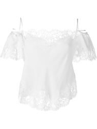 блузка с открытыми плечами Givenchy