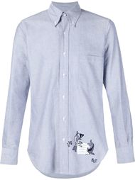 embroidered fish shirt Thom Browne