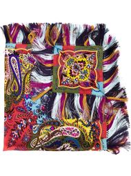 fringed printed scarf Etro