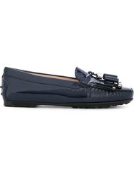 мокасины с бахромой Tod's