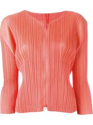 pleated zip jacket Pleats Please By Issey Miyake