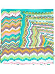 chevron textured scarf Missoni