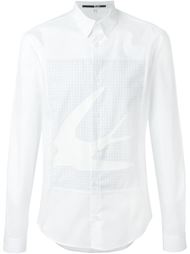 рубашка с декоративной вставкой  McQ Alexander McQueen