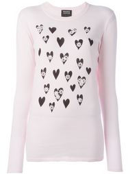 heart print sweater Markus Lupfer