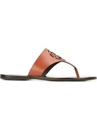 сандалии с лазерной перфорацией Tory Burch