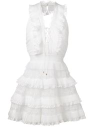 платье с оборками  Just Cavalli