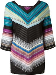 топ с зигзагообразным узором Missoni