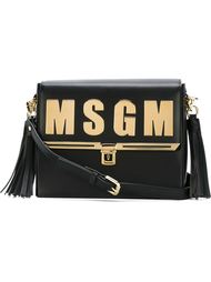 сумка через плечо с логотипом MSGM