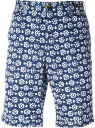 шорты с геометрическим принтом Pt01