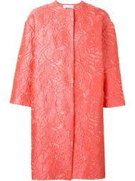 пальто с цветочным узором MSGM