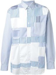 лоскутная рубашка с вырезными деталями Comme Des Garçons Shirt