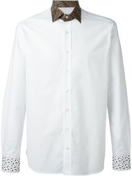 рубашка с контрастным воротником Etro