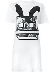 платье-футболка с принтом Electro Bunny  McQ Alexander McQueen