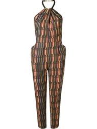 printed cropped jumpsuit Andrea Marques