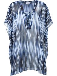 v-neck tie-dye beach dress Brigitte