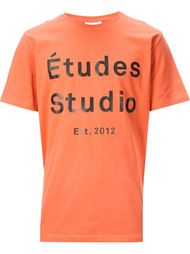 футболка с принтом логотипа   Études Studio