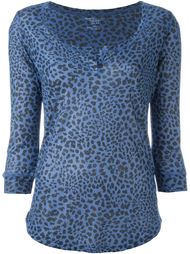 топ с леопардовым принтом Majestic Filatures