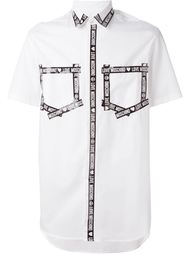 рубашка с контрастной отделкой Love Moschino