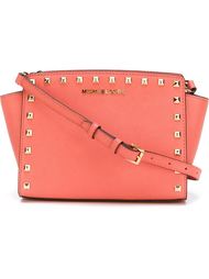 'Selma' medium studded messenger Michael Michael Kors