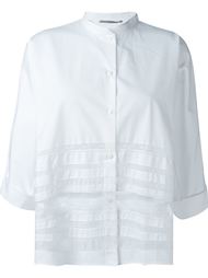рубашка с кружевными вставками Ermanno Scervino