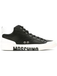 хайтопы с логотипом  Moschino