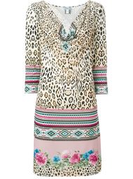 платье с цветочным принтом   Blumarine