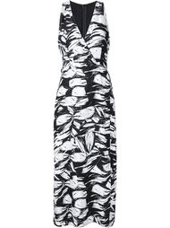 abstract floral dress Yigal Azrouel