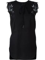 топ с кружевными деталями Ermanno Scervino