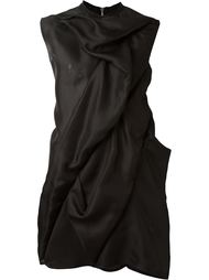 топ с драпированными деталями  Rick Owens