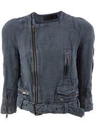 байкерская куртка с поясом Haider Ackermann