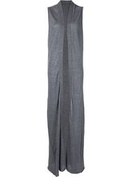 long sleeveless cardigan The Elder Statesman