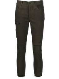 distressed cropped trousers Rta