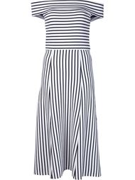 off-shoulder striped dress  Derek Lam 10 Crosby