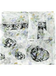 floral skull scarf Alexander McQueen