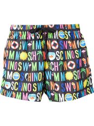 logo short swimsuit Moschino Swim