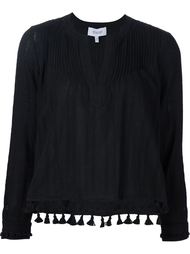 tasseled hem longlseeved blouse  Derek Lam 10 Crosby