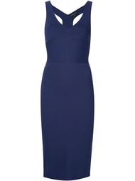 fitted v neck dress Narciso Rodriguez