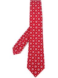 geometric pattern tie Kiton