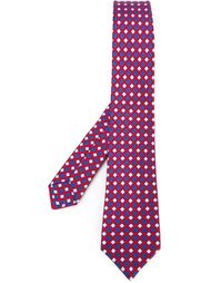 diamond print tie Kiton