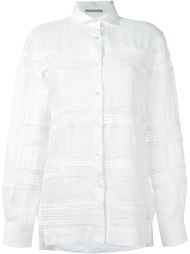 рубашка с вышивкой Ermanno Scervino