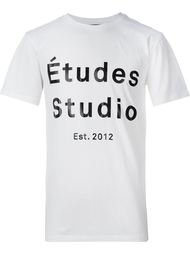 футболка с принтом-логотипом Études Studio